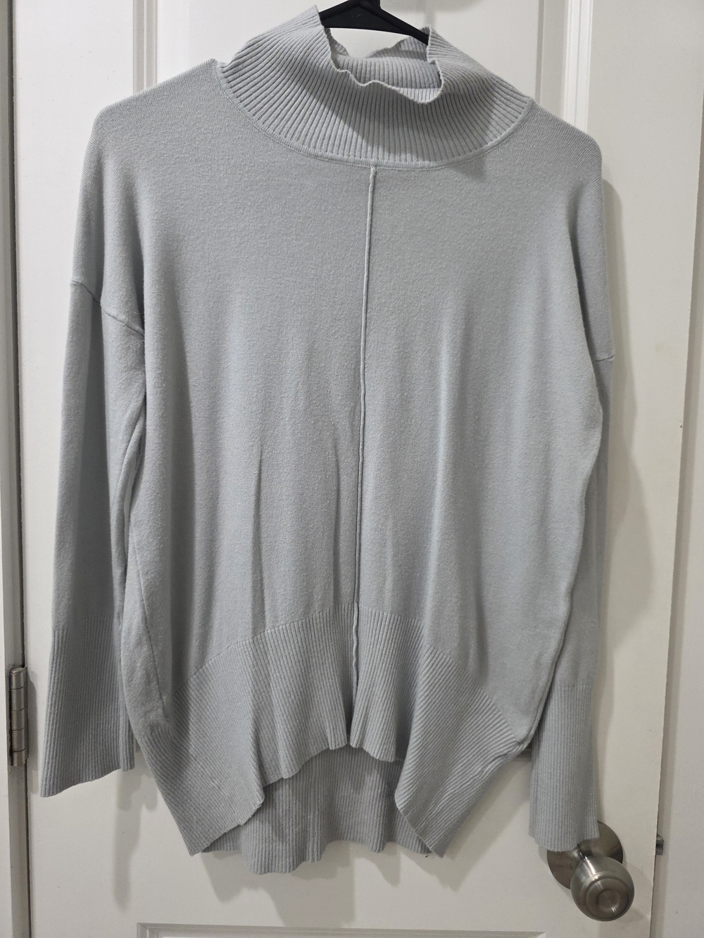 Bohme Light Gray Turtleneck Oversized Women's Sweater - Great Condition